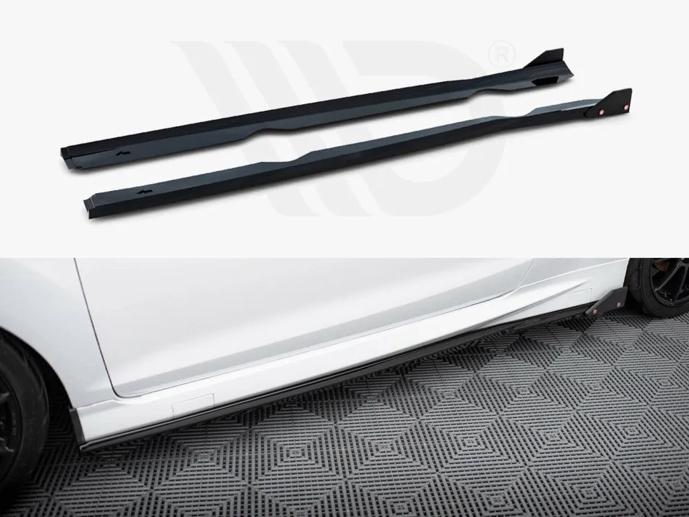 Maxton Design - SIDE SKIRTS DIFFUSERS V.4   FLAPS FORD FIESTA ST / ST-LINE MK7