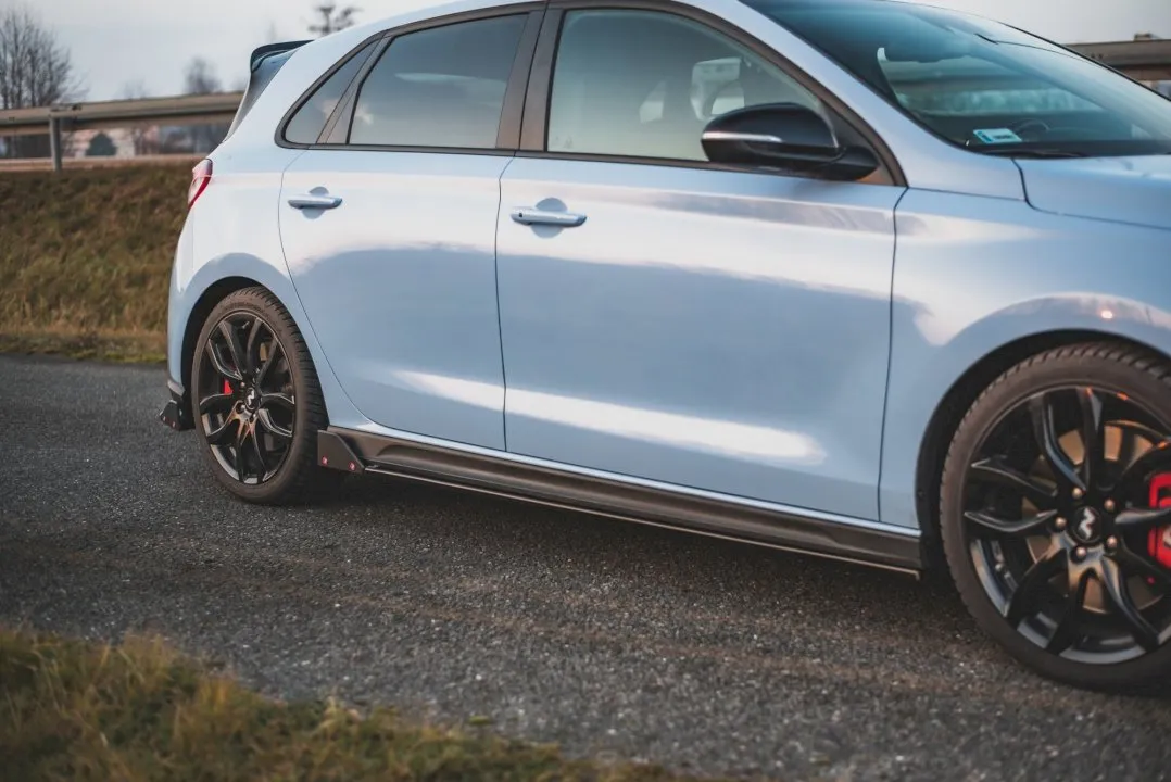 Maxton Design - SIDE SKIRTS DIFFUSERS V.5   FLAPS HYUNDAI I30 N MK3 / MK3 FL HATCHBACK / FASTBACK
