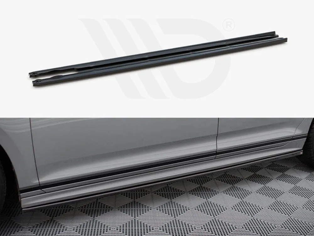 Maxton Design - SIDE SKIRTS DIFFUSERS VOLKSWAGEN PASSAT R-LINE B8 FACELIFT
