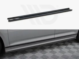 Maxton Design - SIDE SKIRTS DIFFUSERS VOLKSWAGEN PASSAT R-LINE B8 FACELIFT