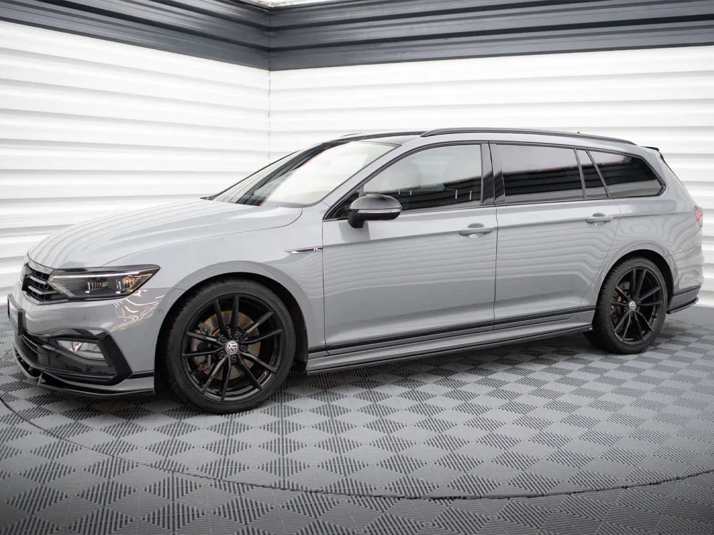 Maxton Design - SIDE SKIRTS DIFFUSERS VOLKSWAGEN PASSAT R-LINE B8 FACELIFT