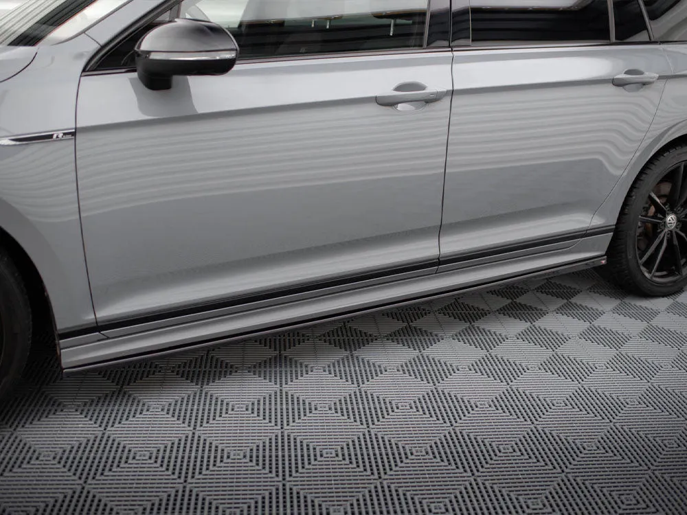 Maxton Design - SIDE SKIRTS DIFFUSERS VOLKSWAGEN PASSAT R-LINE B8 FACELIFT