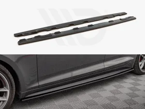 Maxton Design - SIDE SKIRTS SPLITTERS AUDI A5 F5 S-LINE SPORTBACK (2016 - UP)