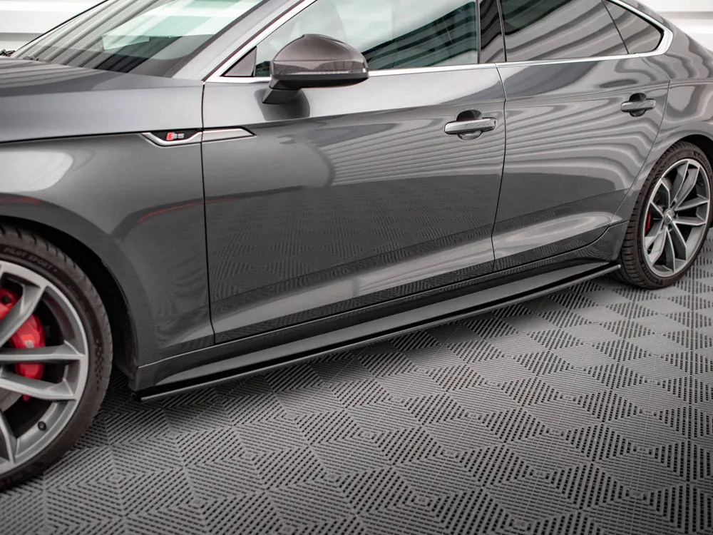 Maxton Design - SIDE SKIRTS SPLITTERS AUDI A5 F5 S-LINE SPORTBACK (2016 - UP)