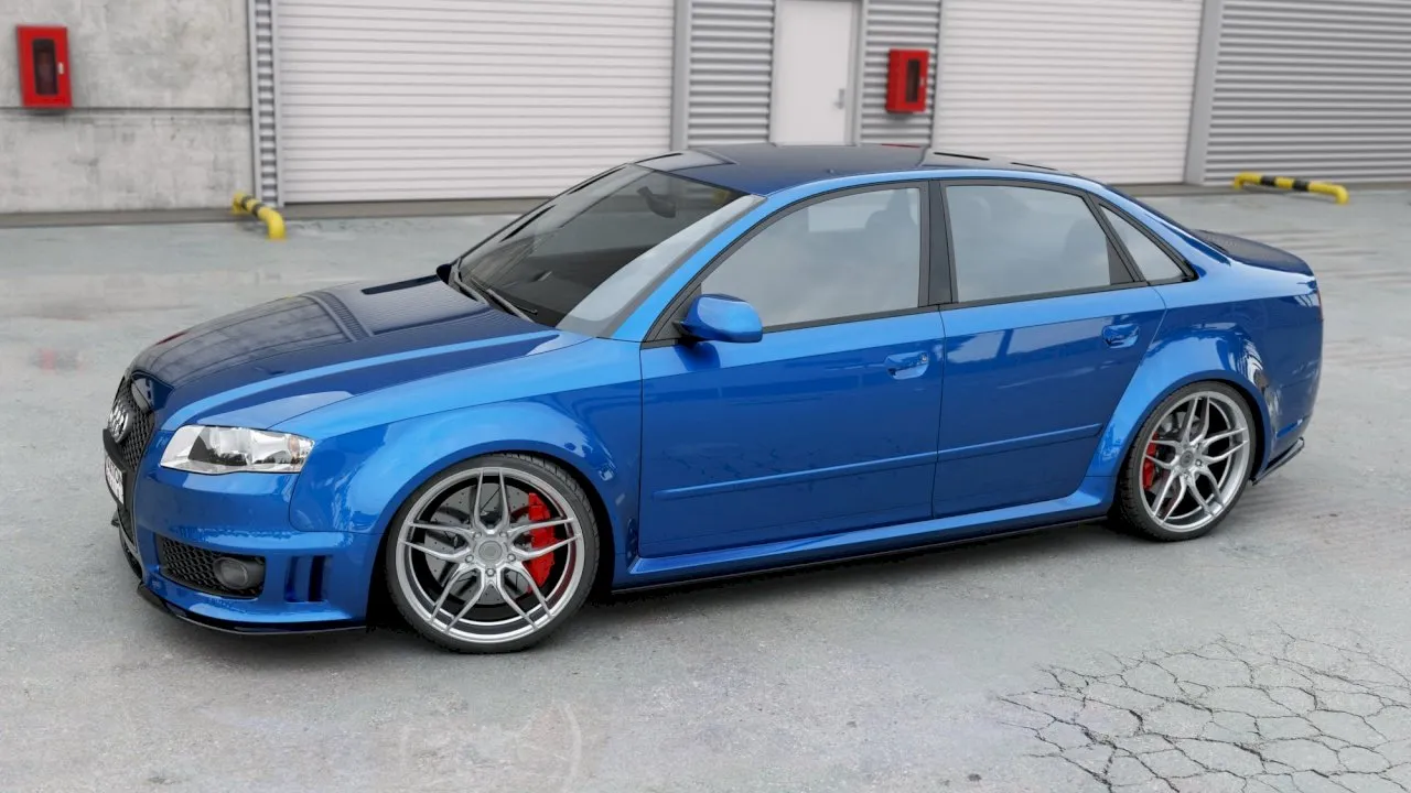 Maxton Design - SIDE SKIRTS SPLITTERS AUDI RS4 B7 (2006-2008)