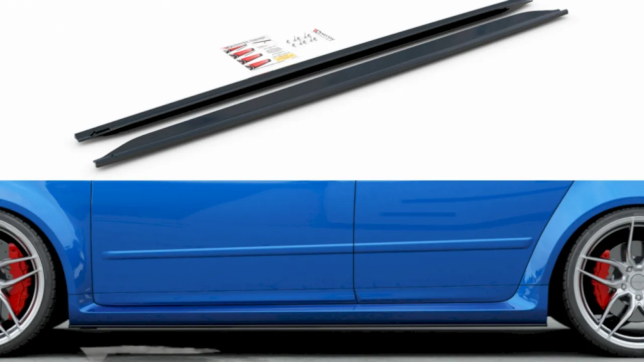 Maxton Design - SIDE SKIRTS SPLITTERS AUDI RS4 B7 (2006-2008)