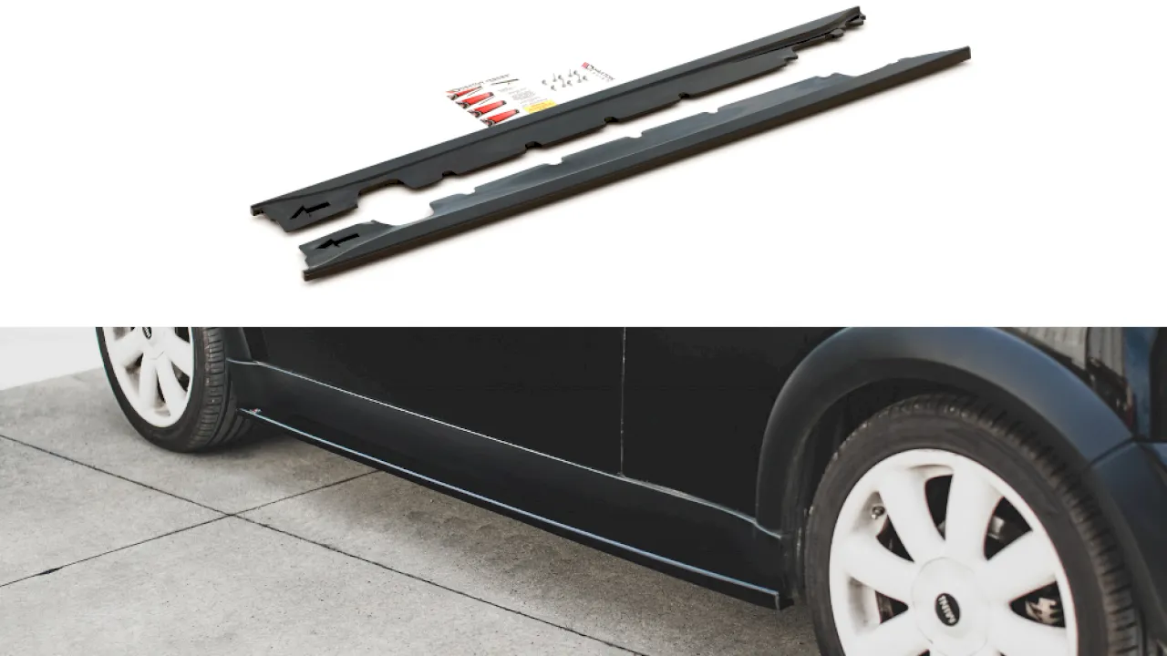 Maxton Design - SIDE SKIRTS SPLITTERS MINI COOPER/ ONE R50 (2001-2006)