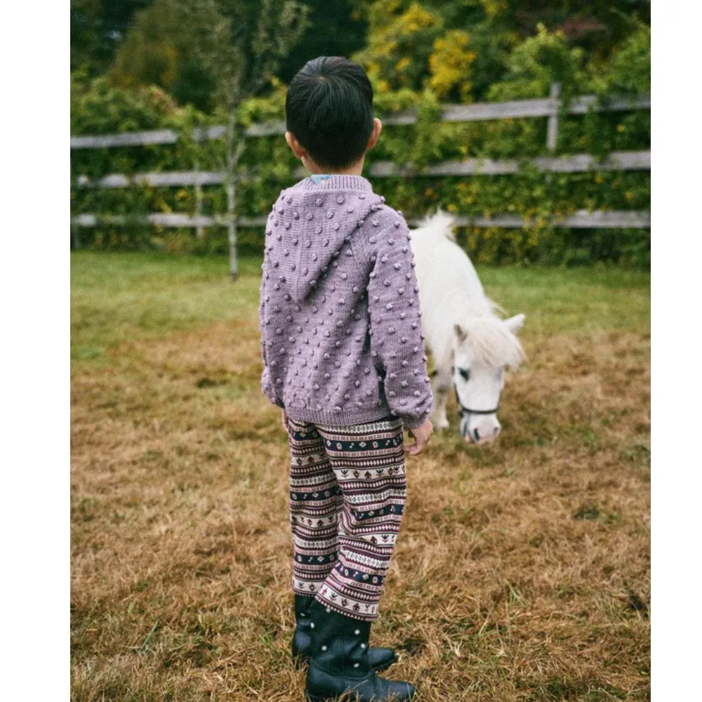 Misha & Puff Hooded Popcorn Cardigan P