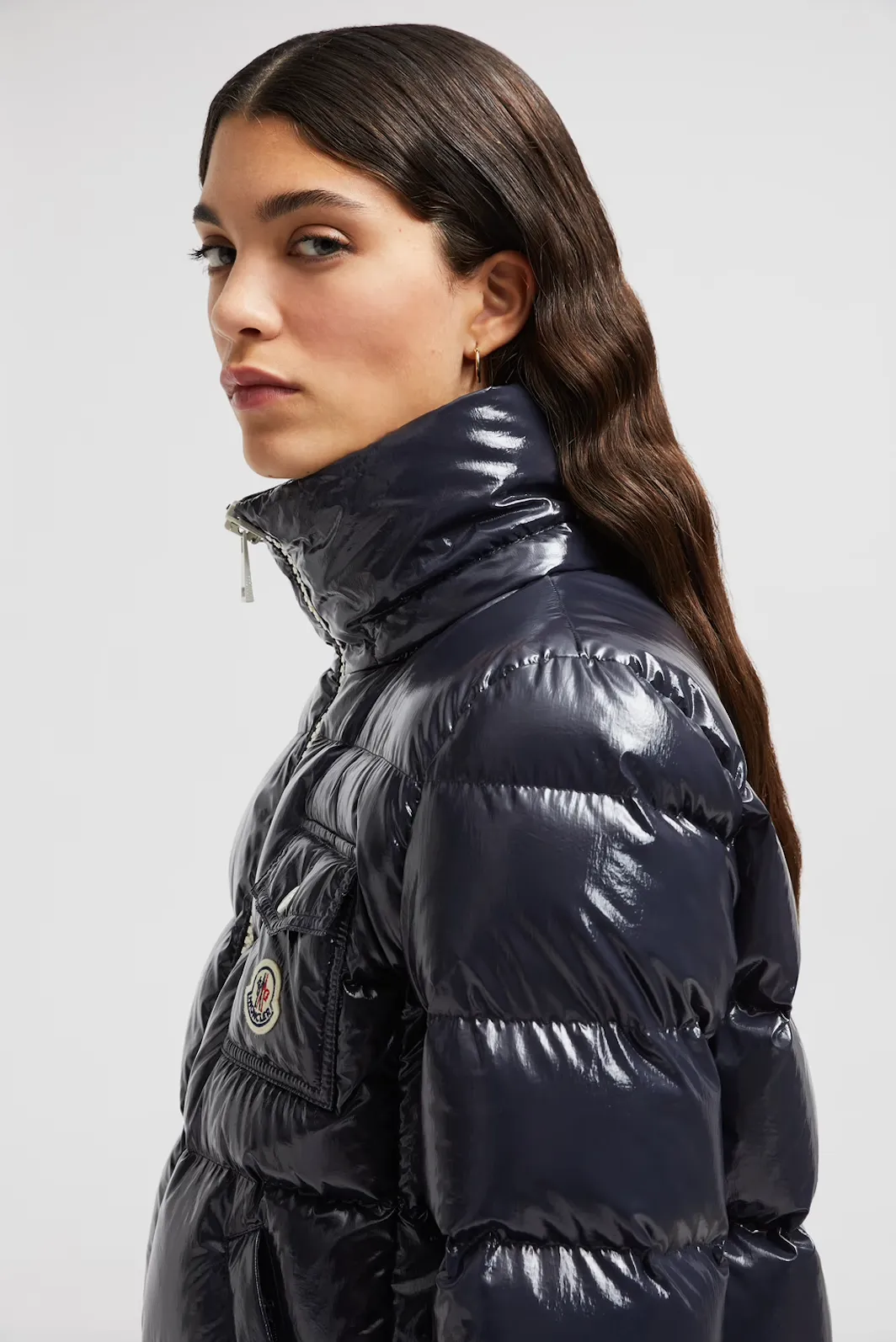 MONCLER ANDRO SHORT DOWN JACKET BLUE