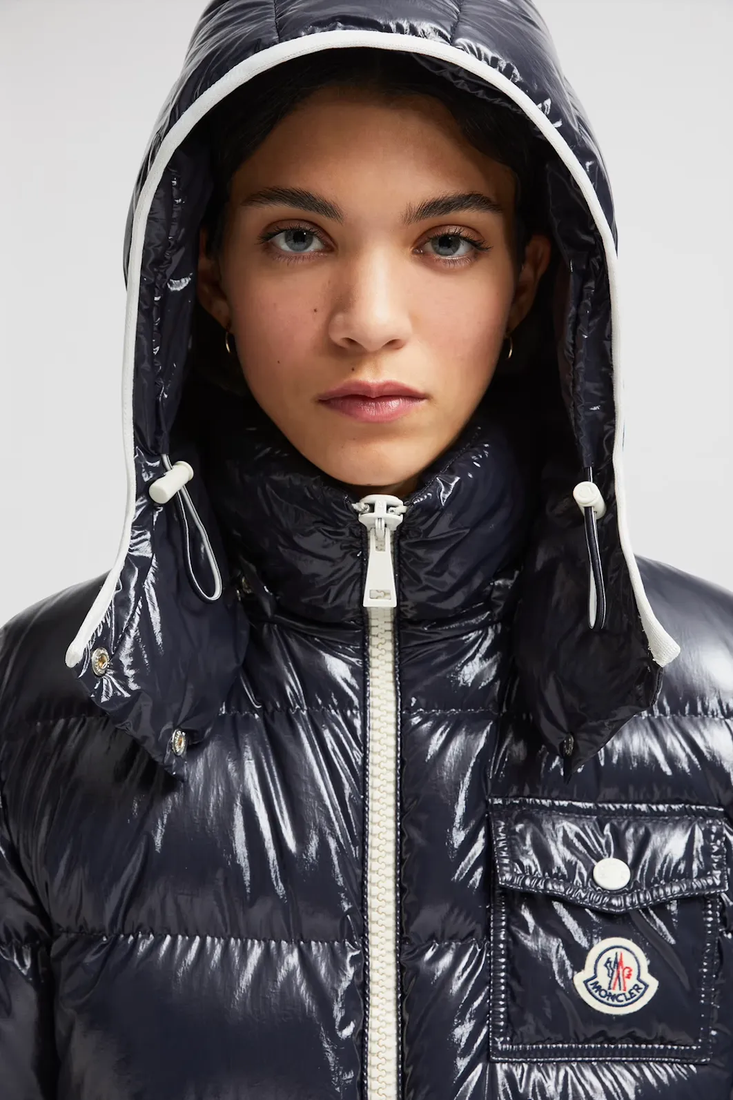 MONCLER ANDRO SHORT DOWN JACKET BLUE