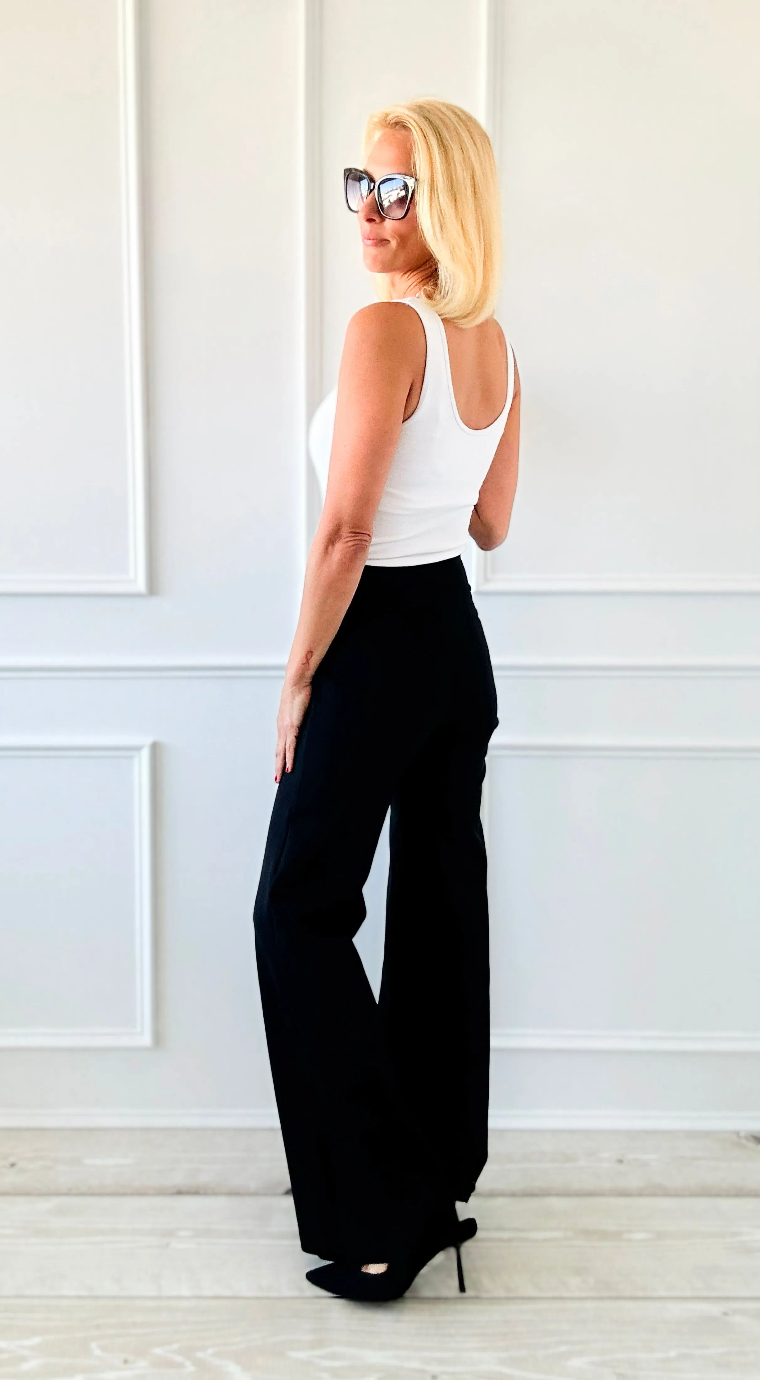 Neoprene Wide Leg Pant By Commando
