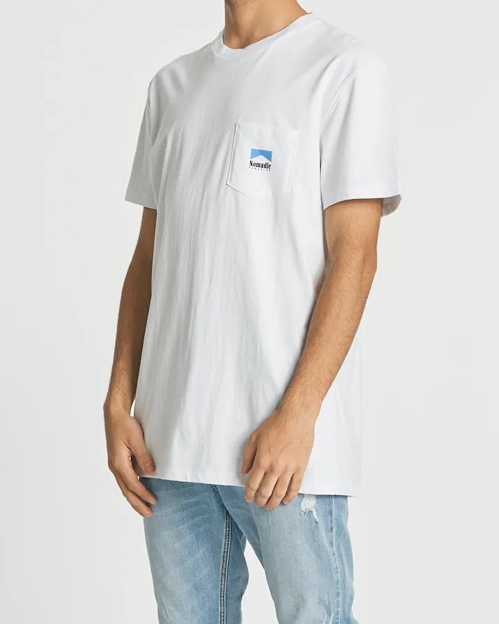 Nomadic Paradise MENS EXTRA MILD STANDARD TEE - WHITE