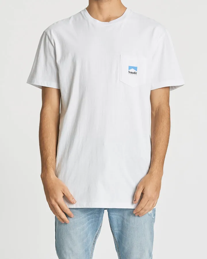 Nomadic Paradise MENS EXTRA MILD STANDARD TEE - WHITE