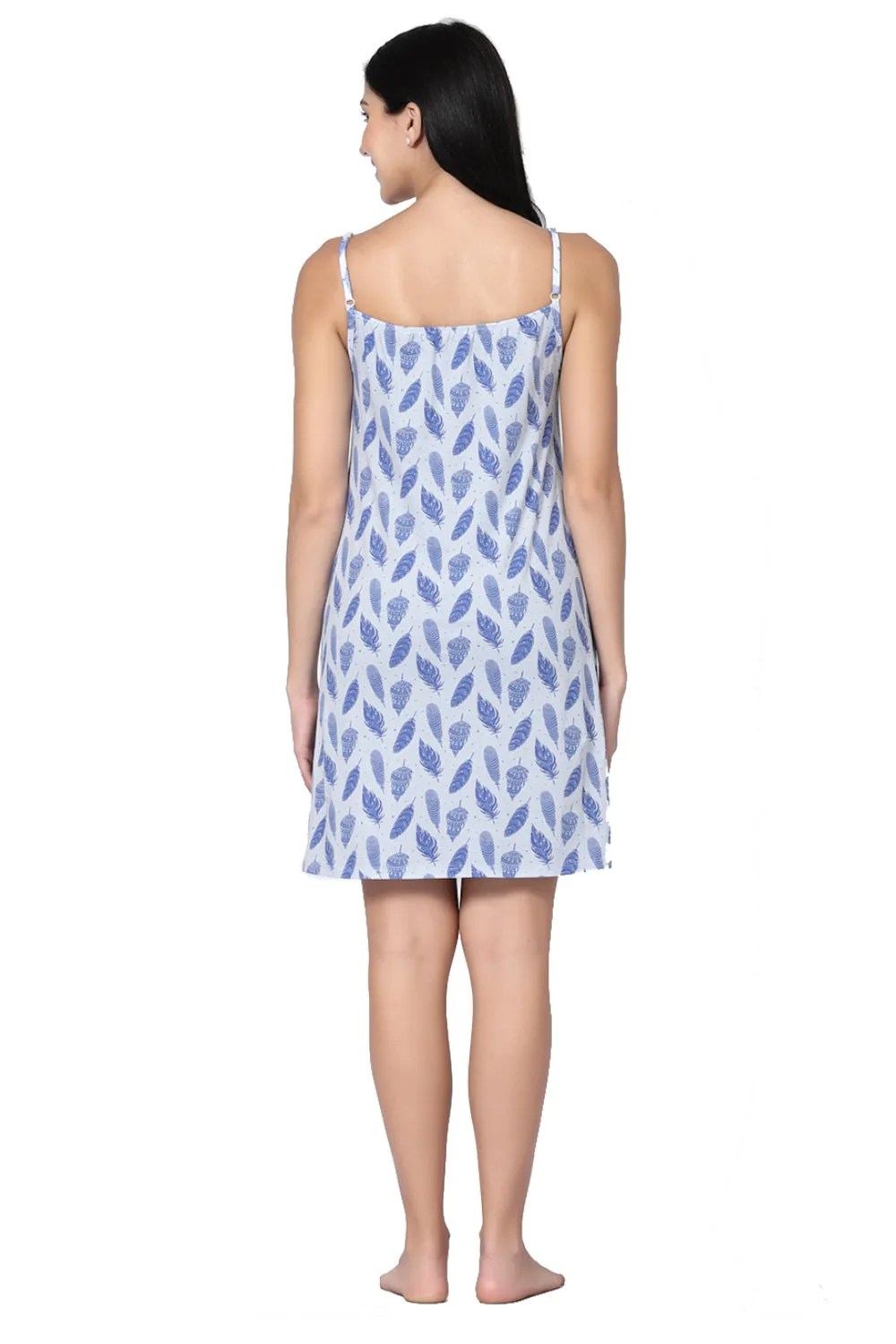 Organic Cotton Printed camisole-ISL054-Heather