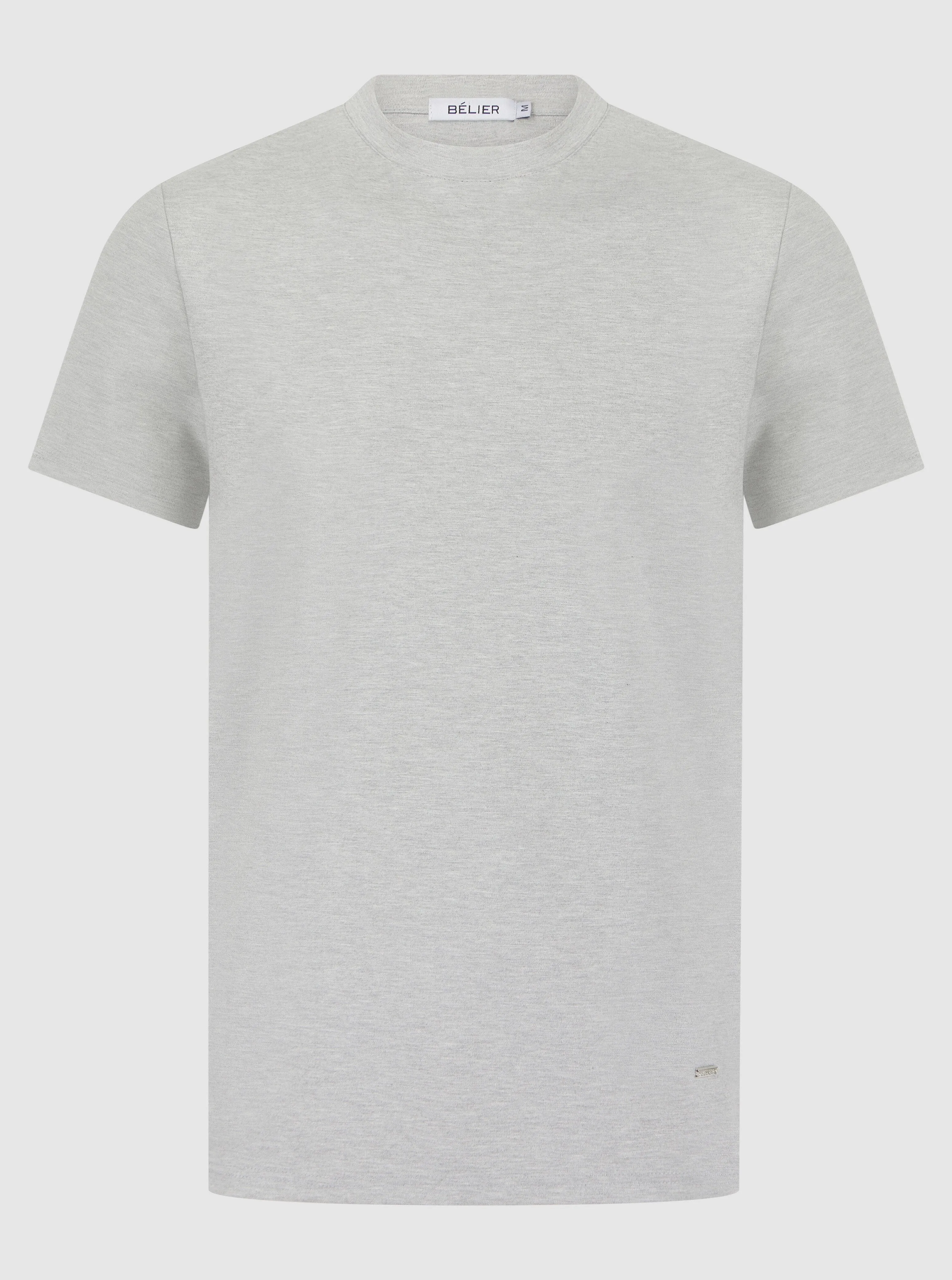 Premium Plain T-shirt Grey Marl