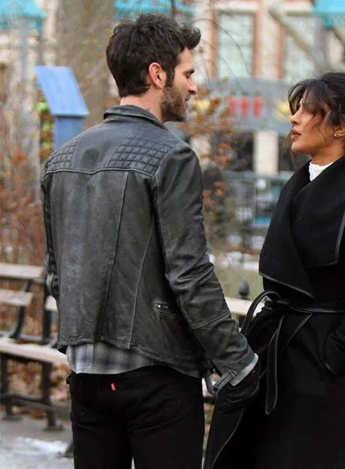 QUANTICO LEATHER JACKET WORN BY ALAN POWELL