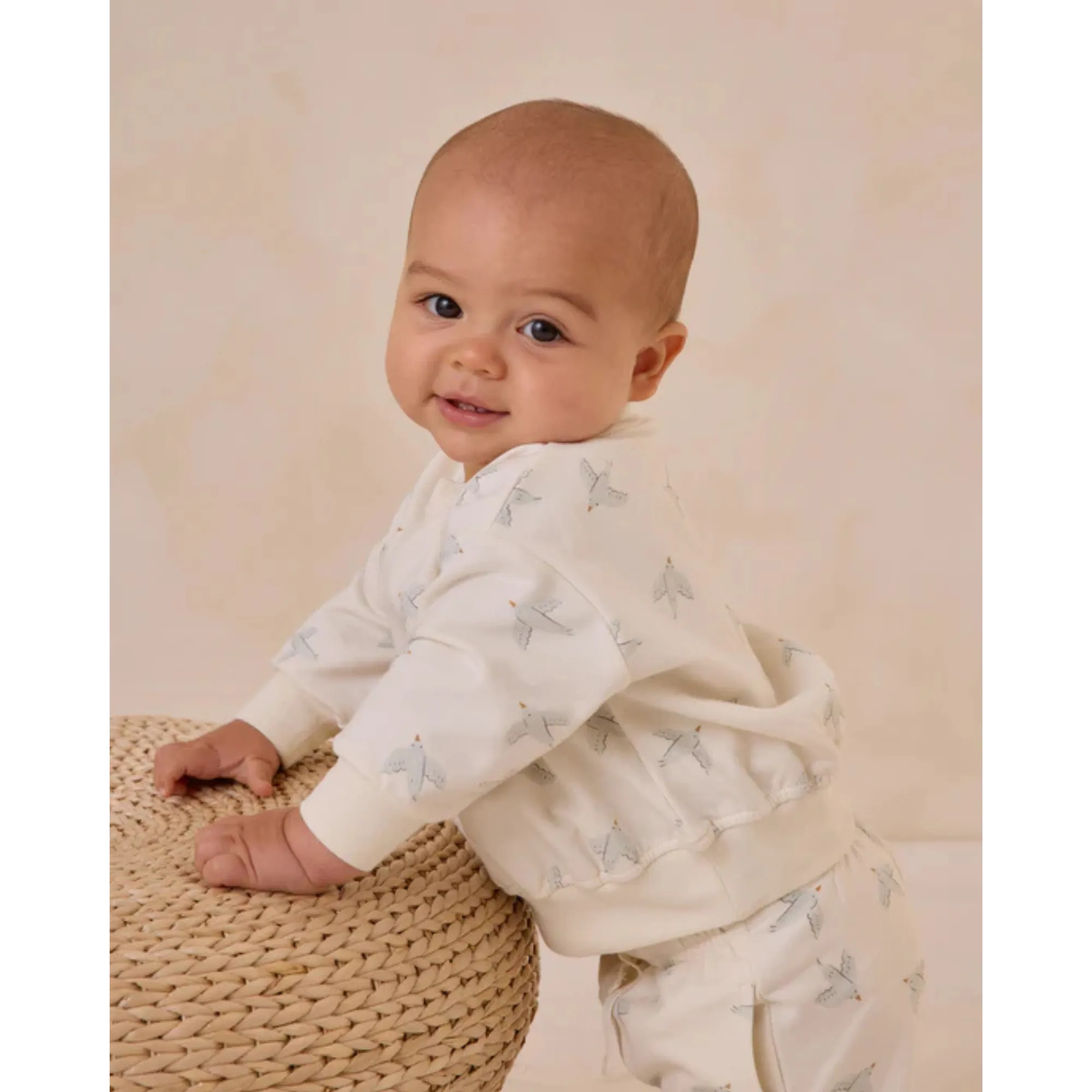 QUINCY MAE Relaxed Sweatpant - Birds