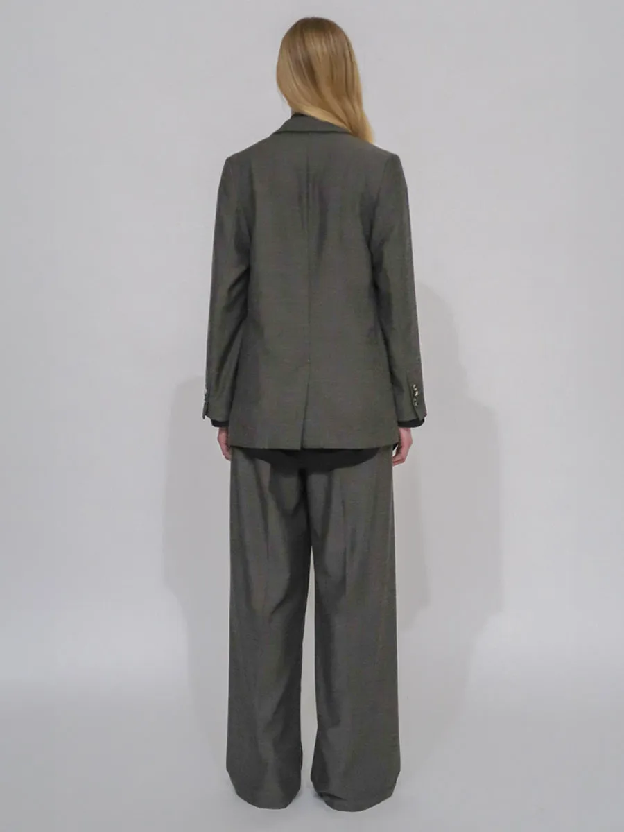 RELAXED PULL ON PANT- CANVAS SUITING