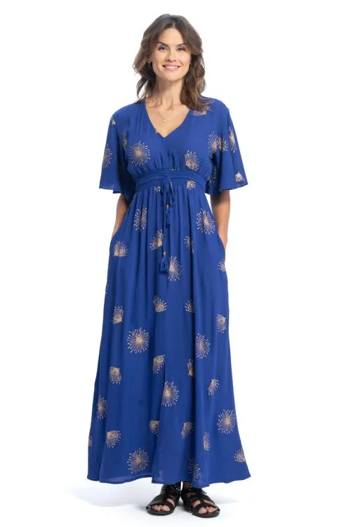 Romance Dress- Cobalt