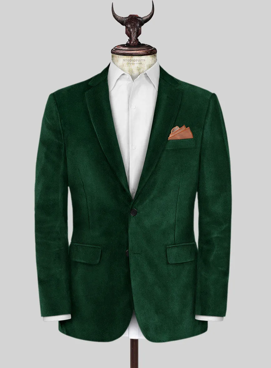 Royal Green Velvet Jacket
