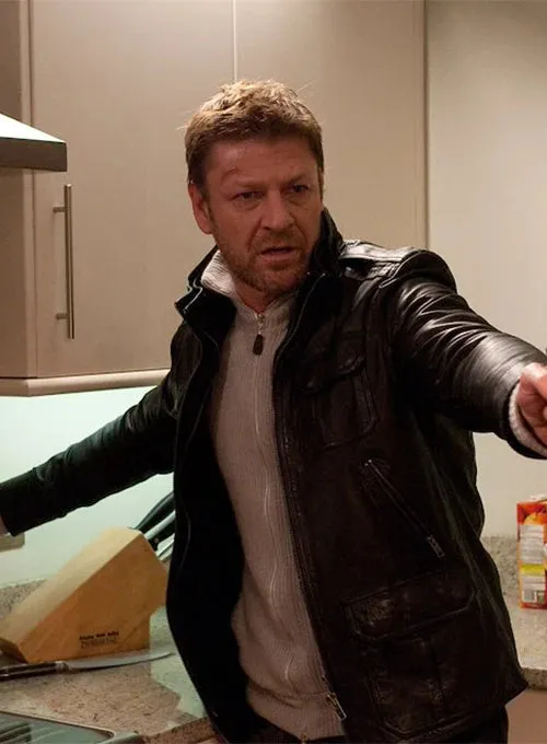 SEAN BEAN CLEANSKIN LEATHER JACKET