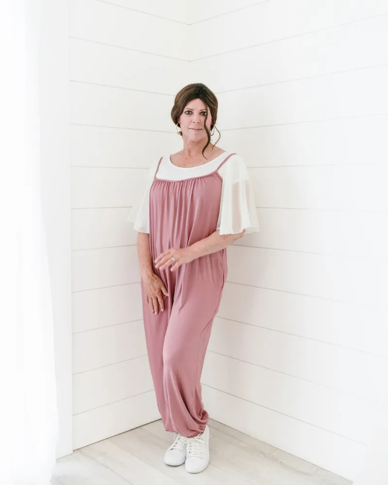 Seasonal  colors Waterfall Sleeved Halftee