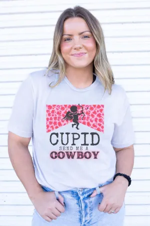 Send Me A Cowboy Cupid Adult Soft-Tek Blend T-Shirt Send Me A Cowboy Cupid Adult Soft-Tek Blend T-Shirt
