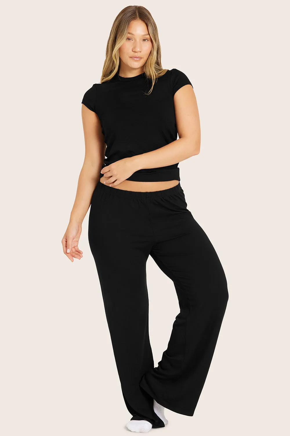 SLEEP JERSEY CLASSIC SLEEP PANTS - ONYX
