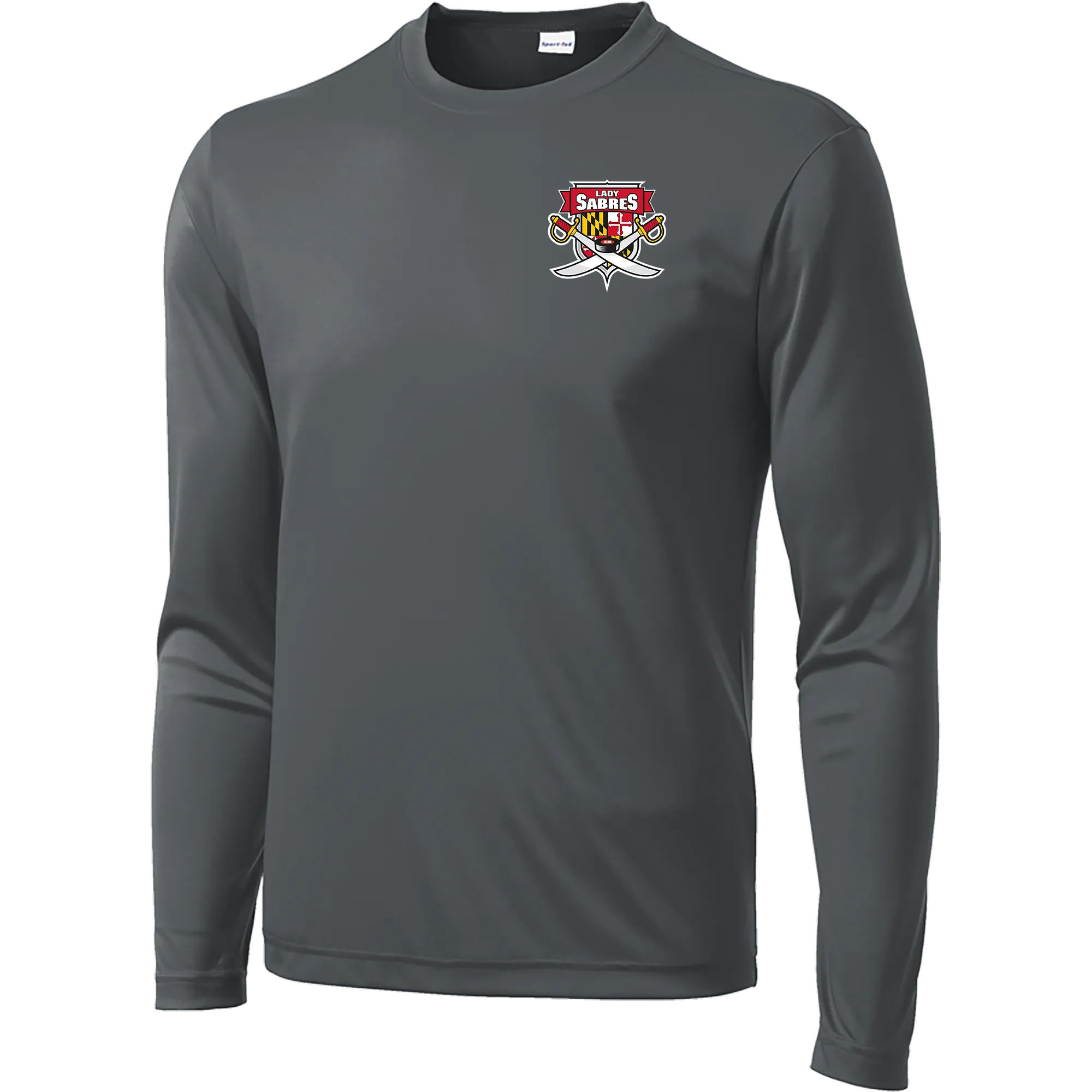 SOMD Lady Sabres Long Sleeve PosiCharge Competitor Tee