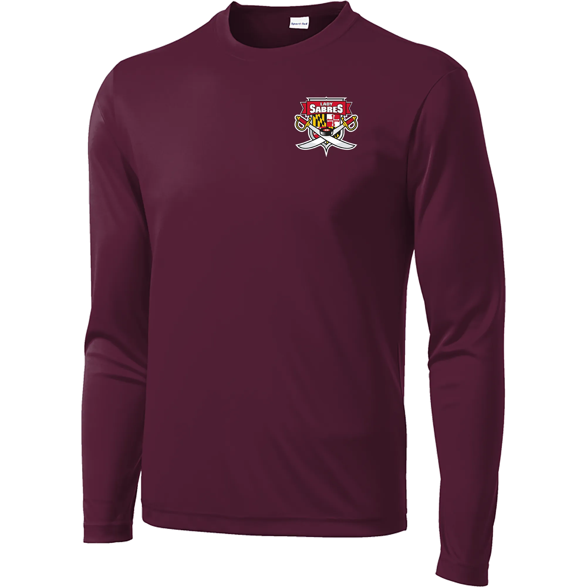 SOMD Lady Sabres Long Sleeve PosiCharge Competitor Tee