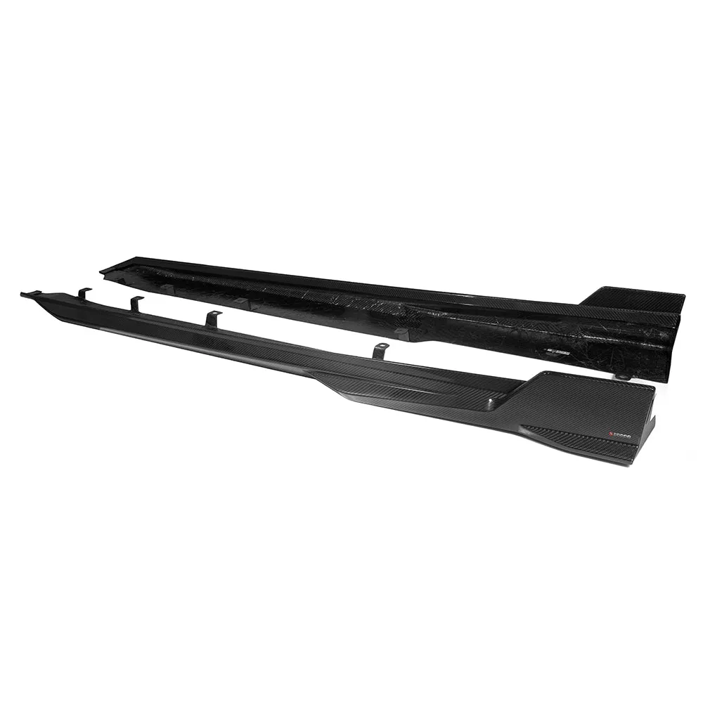 SOOQOO USA Side Skirts for BMW X5M X5MC F95 LCI Carbon Fiber