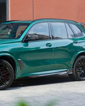 SOOQOO USA Side Skirts for BMW X5M X5MC F95 LCI Carbon Fiber