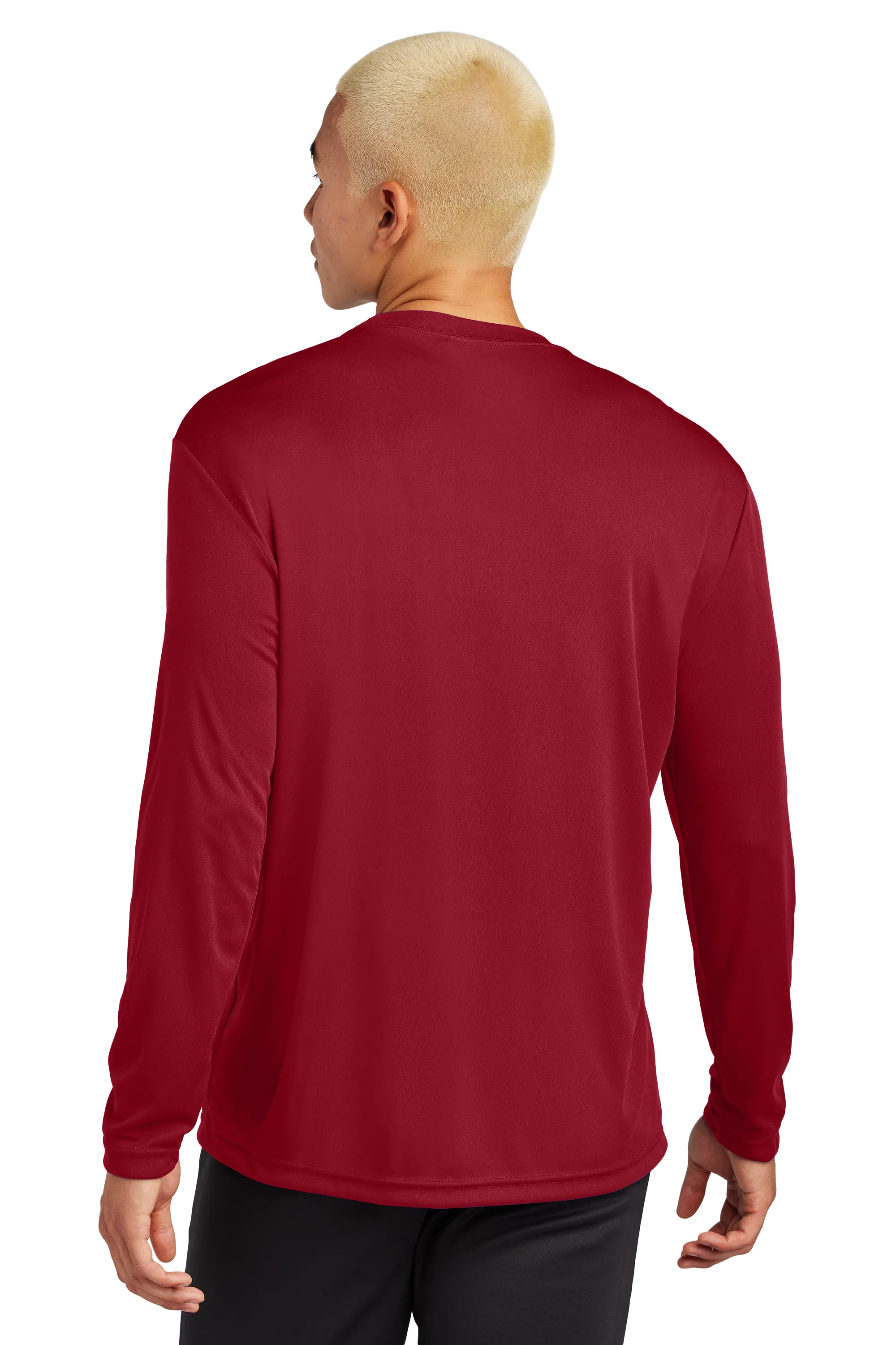 Sport-Tek® Long Sleeve PosiCharge® Competitor™ Tee - Deep Red