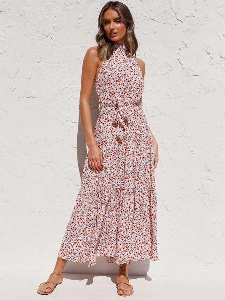 Summer Long Polka Dot Casual Dresses