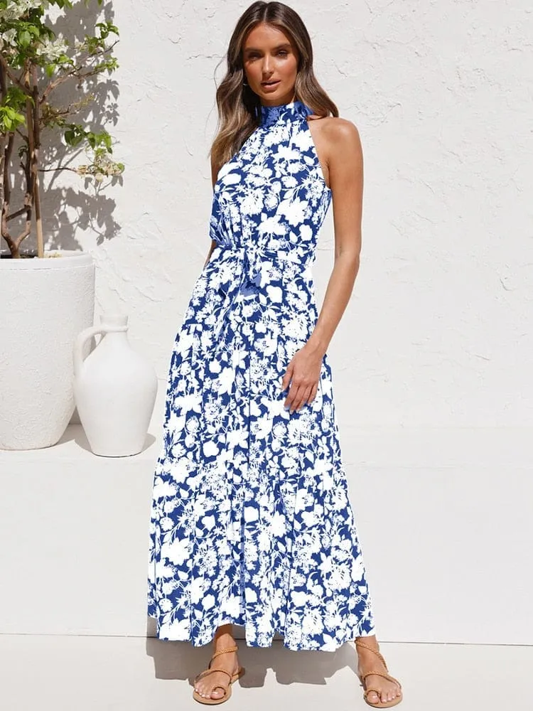 Summer Long Polka Dot Casual Dresses