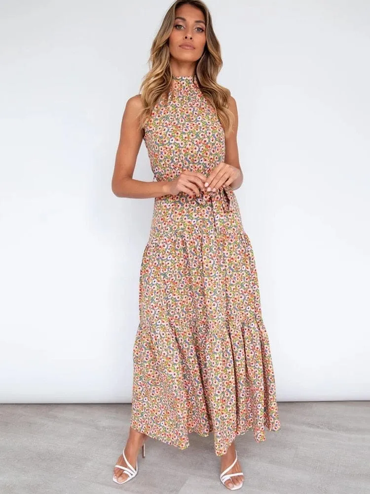 Summer Long Polka Dot Casual Dresses