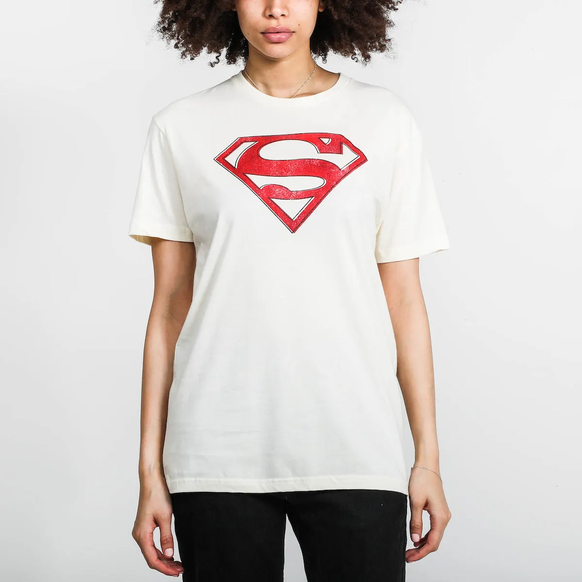 Superman S-Shield Natural Tee