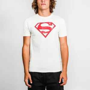 Superman S-Shield Natural Tee