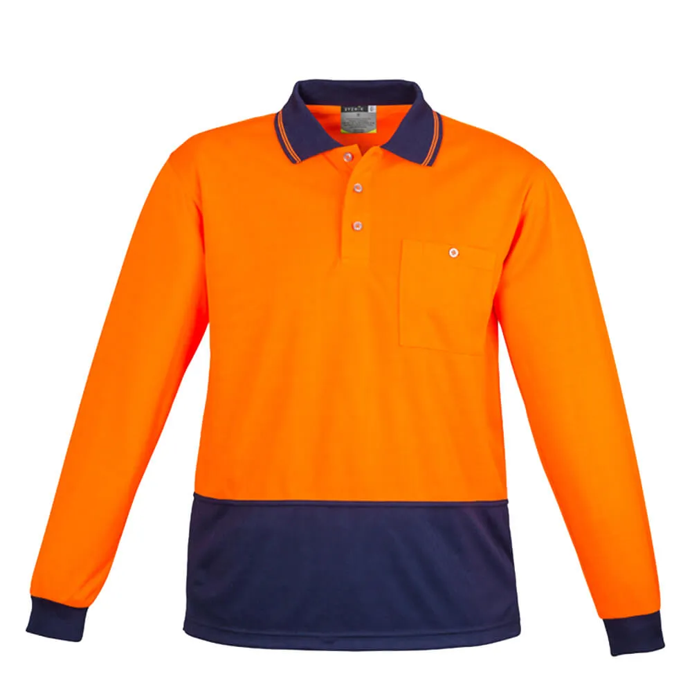 Syzmik ZH232 Unisex Hi Vis Basic Long Sleeve Polo