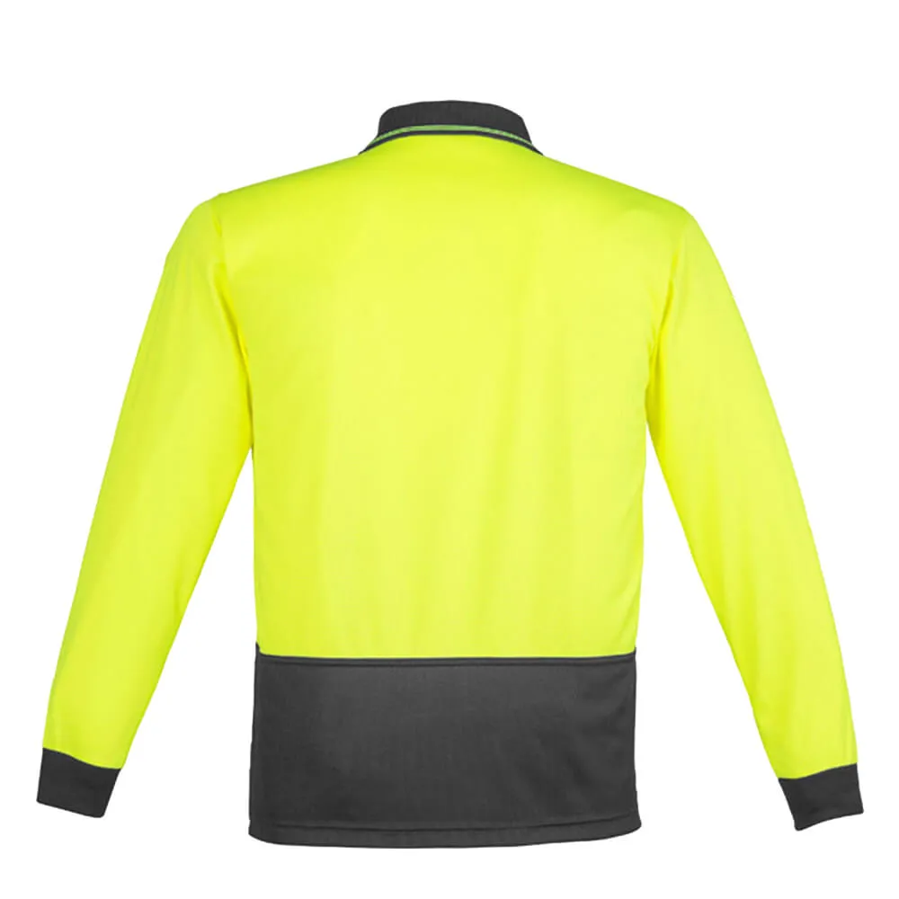 Syzmik ZH232 Unisex Hi Vis Basic Long Sleeve Polo