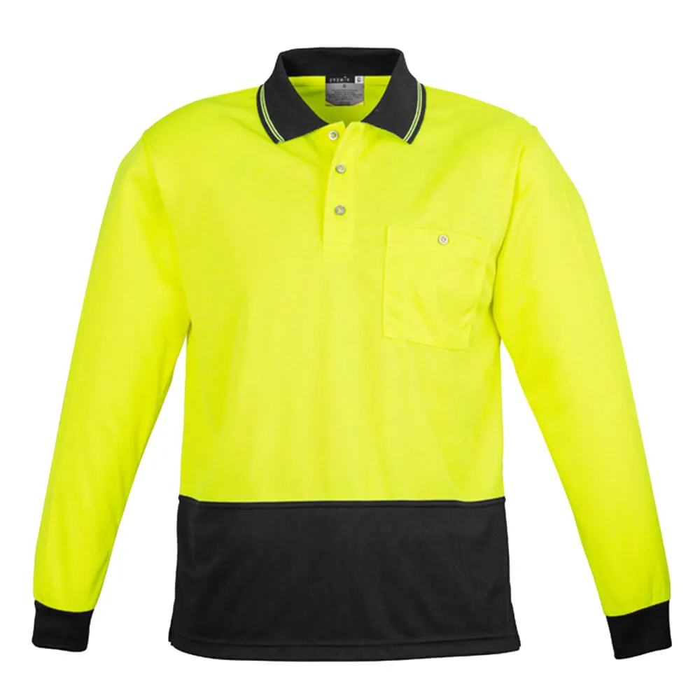 Syzmik ZH232 Unisex Hi Vis Basic Long Sleeve Polo