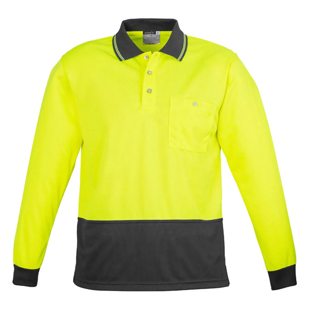 Syzmik ZH232 Unisex Hi Vis Basic Long Sleeve Polo