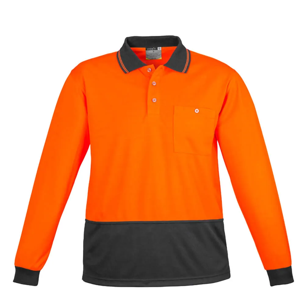 Syzmik ZH232 Unisex Hi Vis Basic Long Sleeve Polo