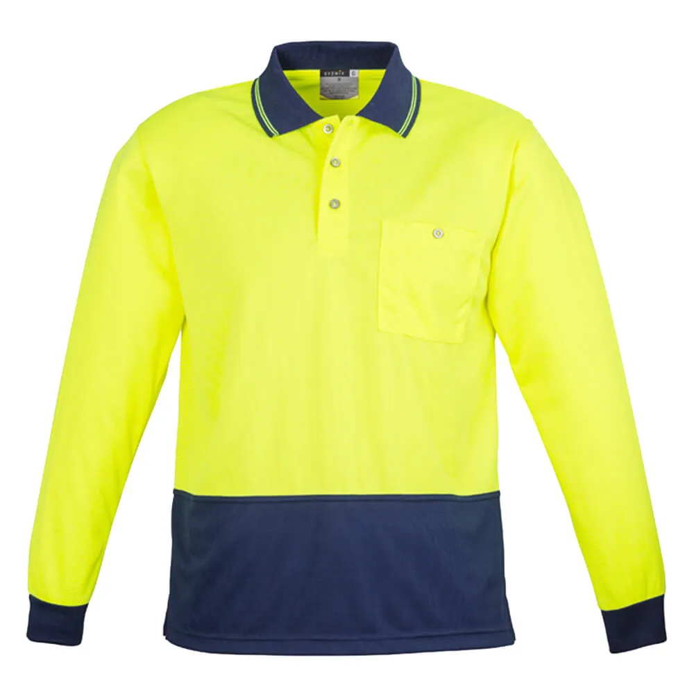 Syzmik ZH232 Unisex Hi Vis Basic Long Sleeve Polo