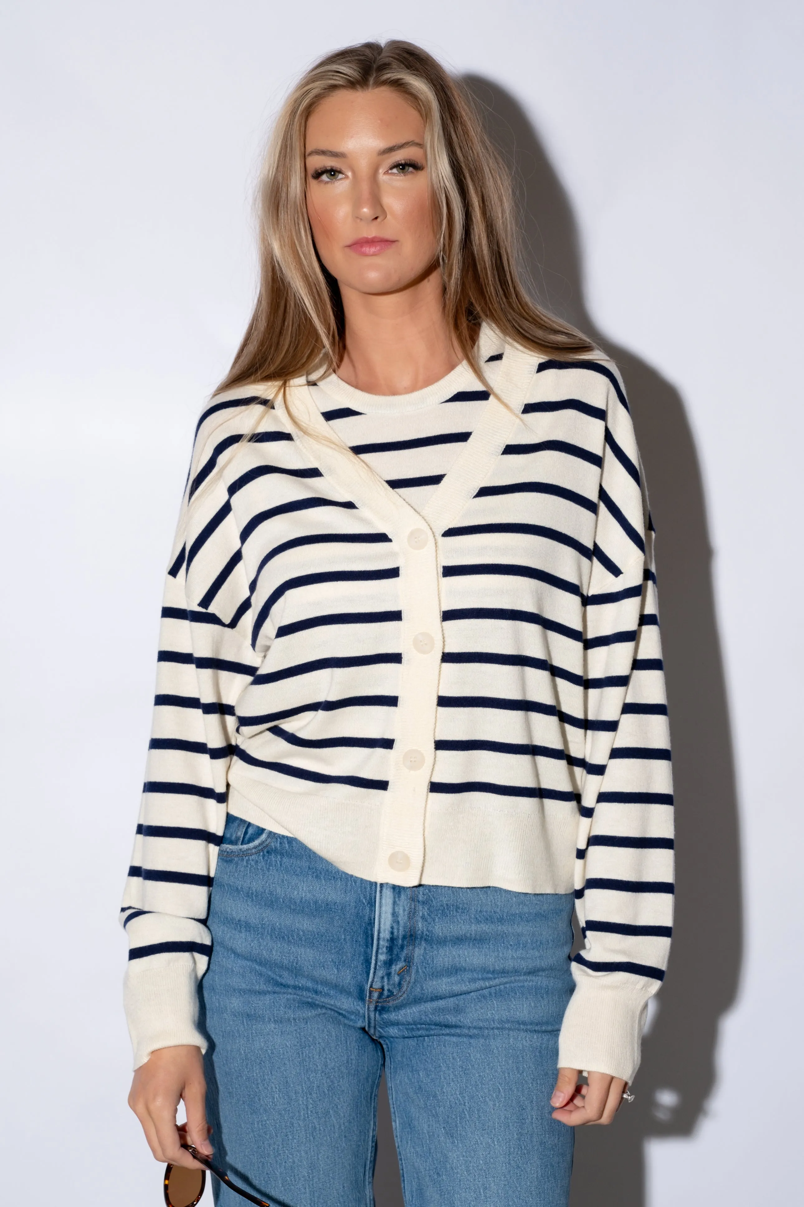 Twila Striped Cardigan