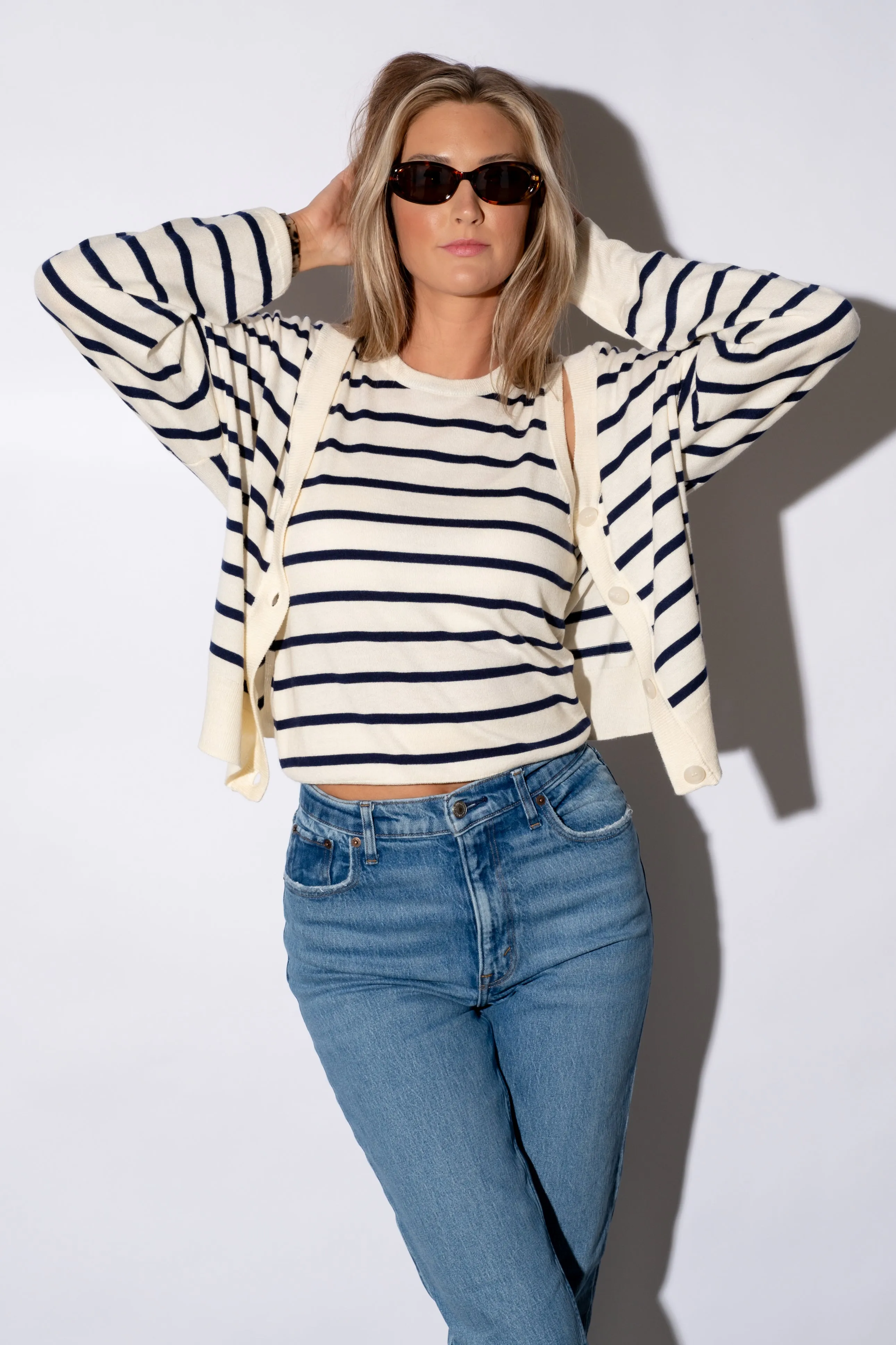 Twila Striped Cardigan