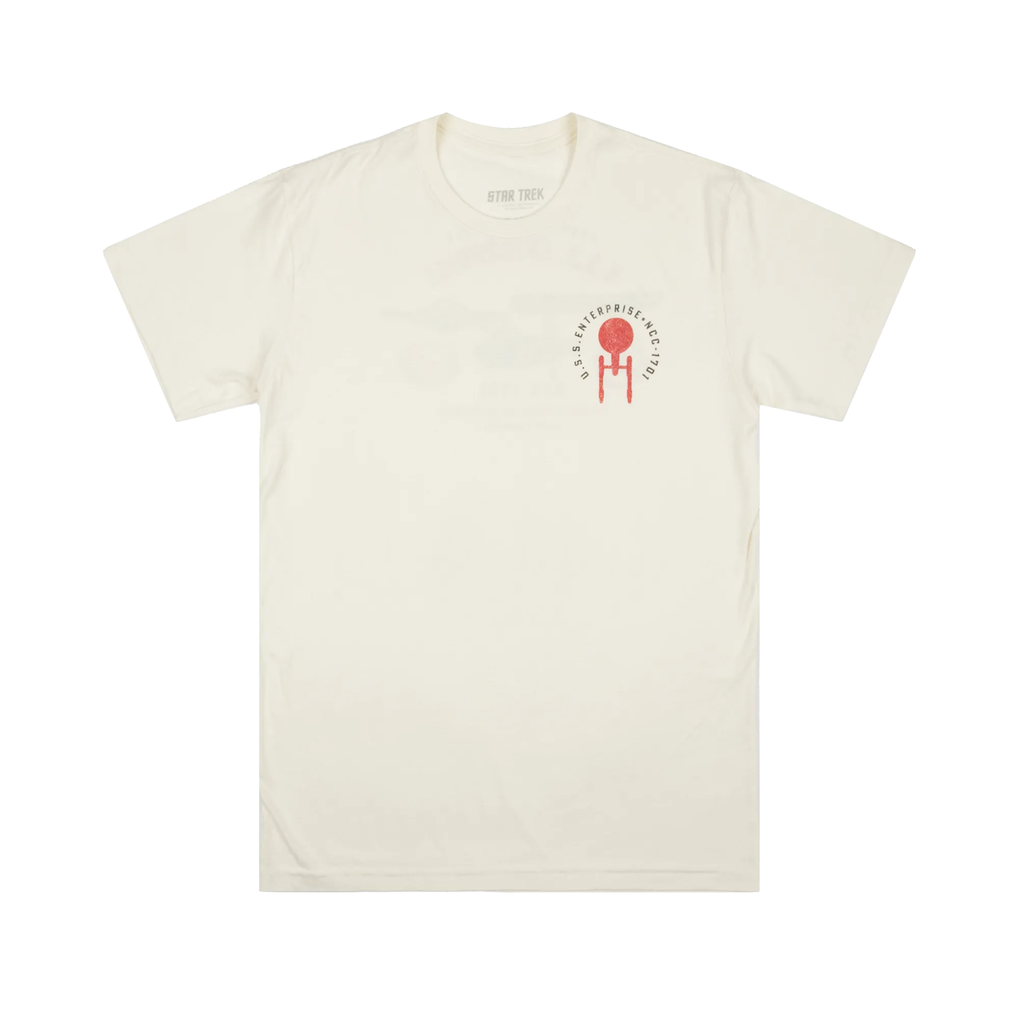 USS Enterprise NCC-1701 UFC Diagram White Tee