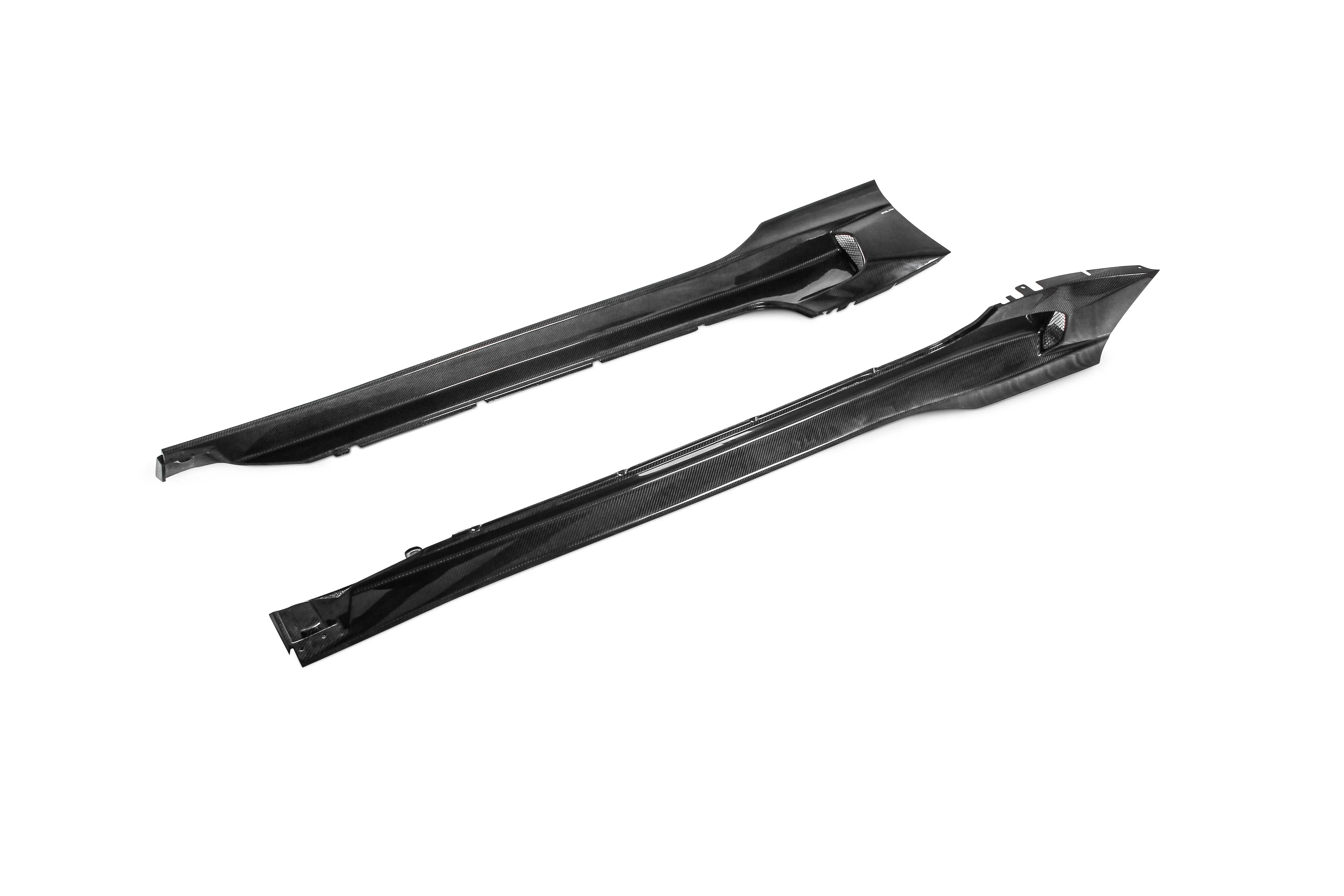 Ventus Veloce Rocker Panels & Side Skirts Extensions & Side Skirt Set for Aston Martin DB11 V8 V12 Carbon Fiber