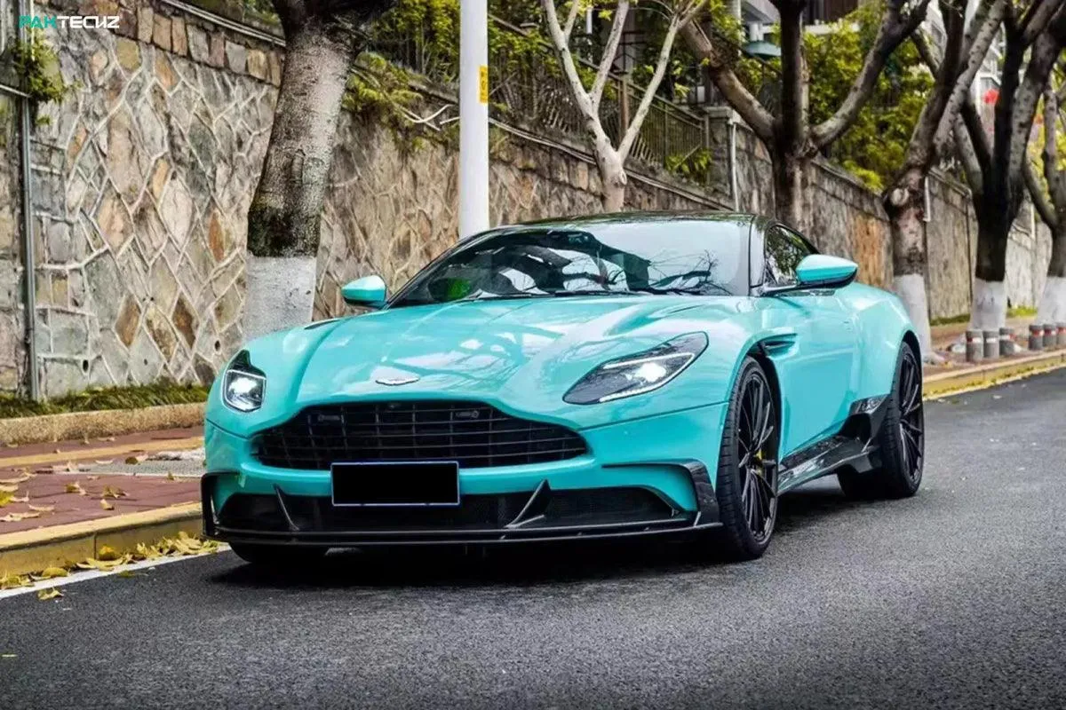 Ventus Veloce Rocker Panels & Side Skirts Extensions & Side Skirt Set for Aston Martin DB11 V8 V12 Carbon Fiber