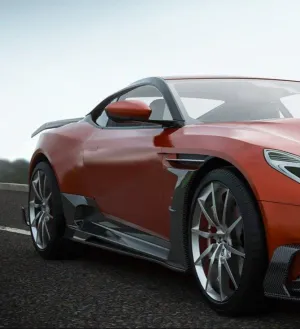 Ventus Veloce Rocker Panels & Side Skirts Extensions & Side Skirt Set for Aston Martin DB11 V8 V12 Carbon Fiber